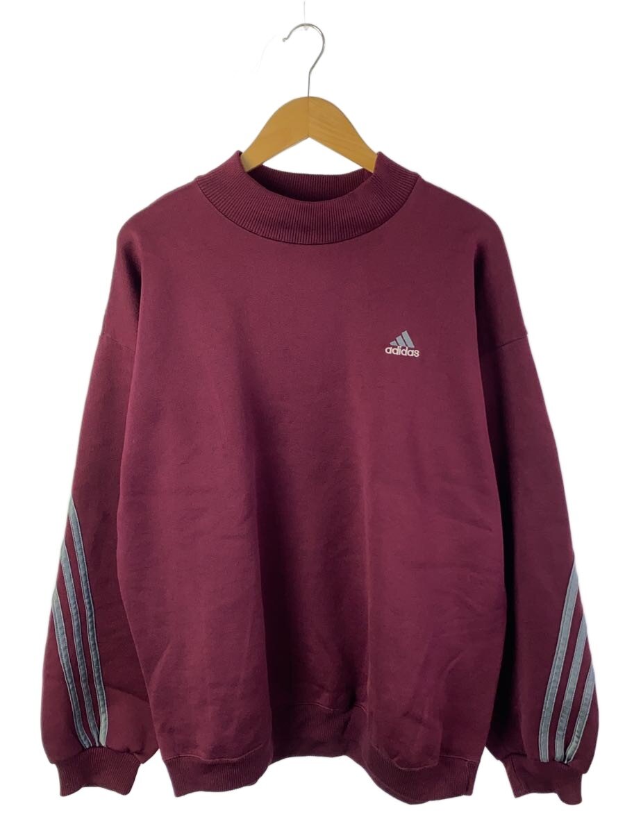 【中古】adidas◆S/モックネックスウェット/汗水/USA製/XL/ポリエステル/BRD//【メンズウェア】