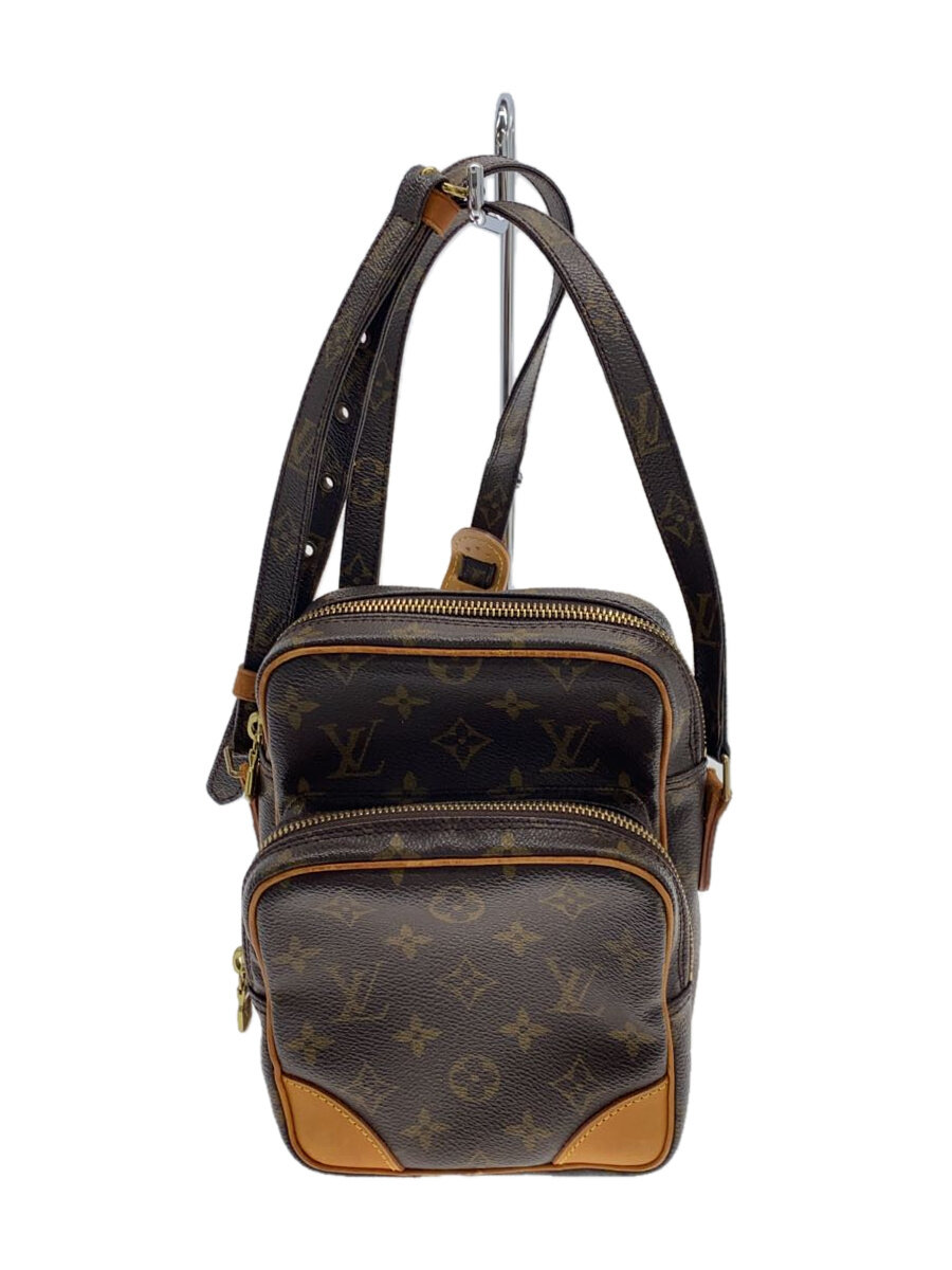【中古】LOUIS VUITTON◆アマゾン_モノグラム・キャンバス_BRW/PVC/BRW/ブラウン/レディースバッグ/ショルダーバック【バッグ】｜2ｎｄ STREET 店