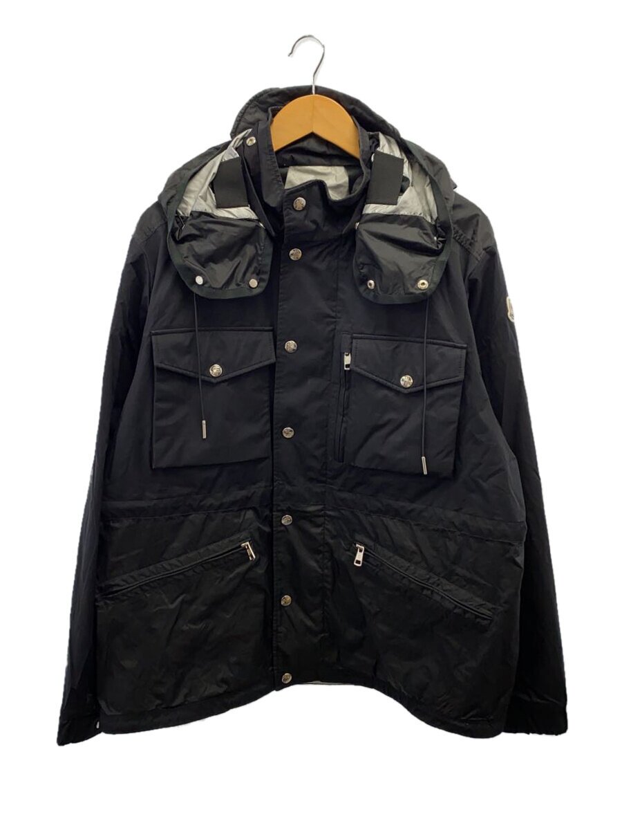 【中古】MONCLER◆上衣/5/ナイロン/BLK/無地/f10911b71700【メンズウェア】