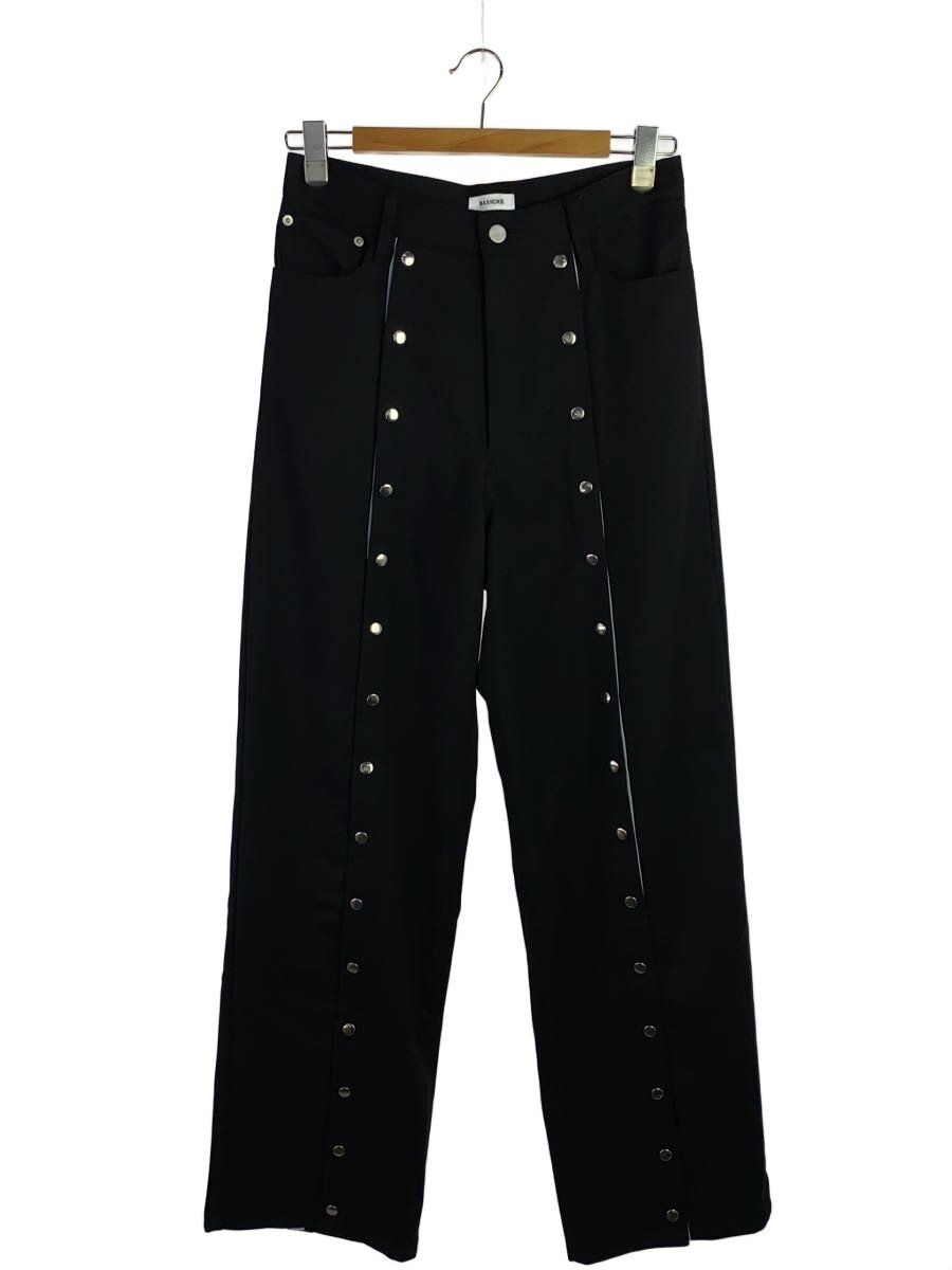 【中古】BASICKS◆ストレートパンツ/M/ポリエステル/BLK/S2.5-0605//【メンズウェア】｜2ｎｄ STREET 店