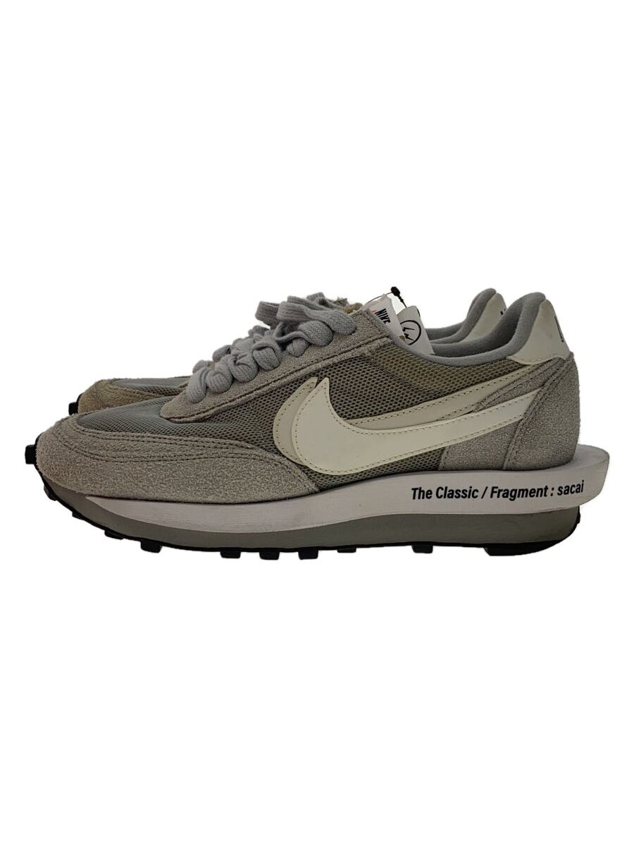 【中古】NIKE◆LD WAFFLE/空想科学小説_LD ワーヘル/サカイ/26糎/GRY/スウェード【シューズ】