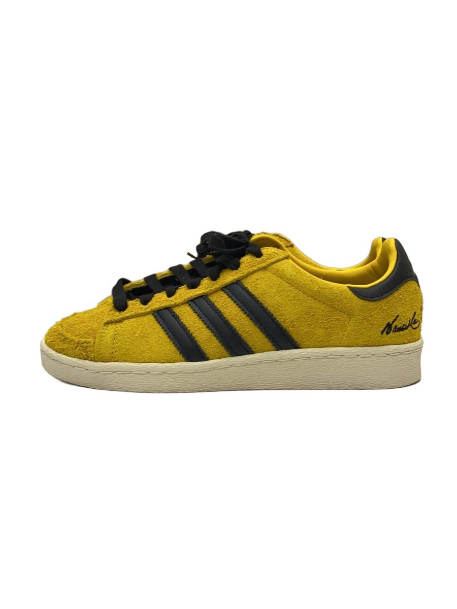 【中古】adidas◆X JABBAR LO BRUCE LEE_X ジャバー ロー ブルース・リー/23.5cm/YLW/スウェード【シューズ】｜2ｎｄ STREET 店