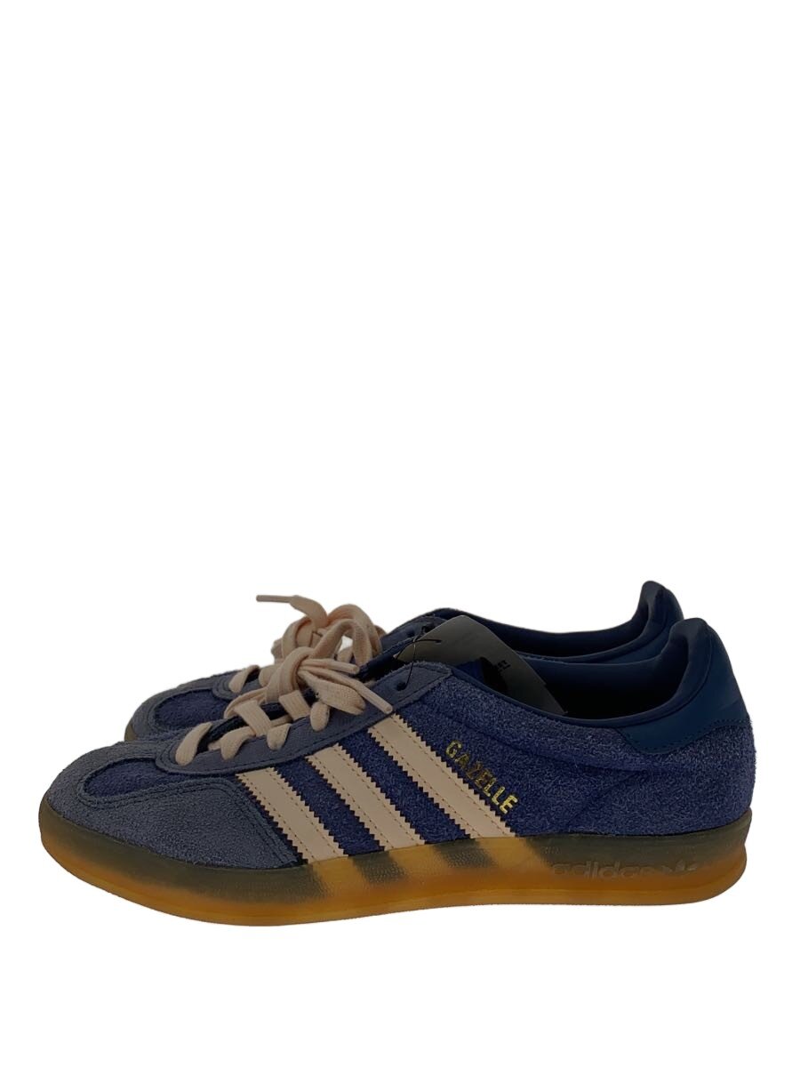 【中古】adidas◆GAZELLE INDOOR_ガゼル INDOOR/24珊/BLU【シューズ】