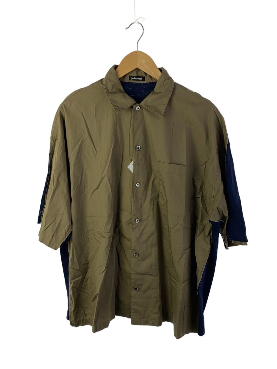 【中古】UNDERCOVERISM◆22SS/後CSうつり変わり半袖BIGプルオーバー/半袖プルオーバー/2/綿織物/KHK/UI1B4405-2【メンズウェア】