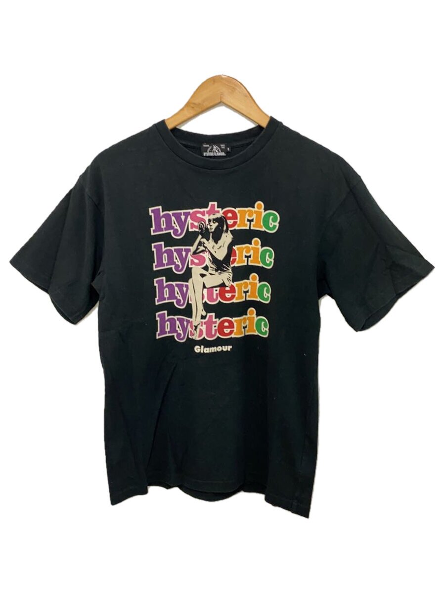 【中古】HYSTERIC GLAMOUR◆ティーシャツ/S/綿織物/BLK/無地/02203コンピュータ断層撮影法02//【レディース御召しもの】