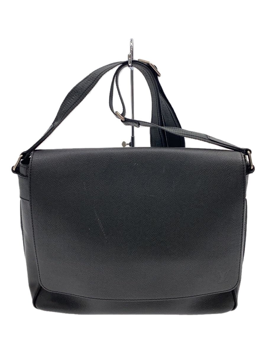 【中古】LOUIS VUITTON◆人情本PM_引き分けガ_BLK/M32852/ショルダーバッグ/なめし革/BLK/無地【御徒面子】