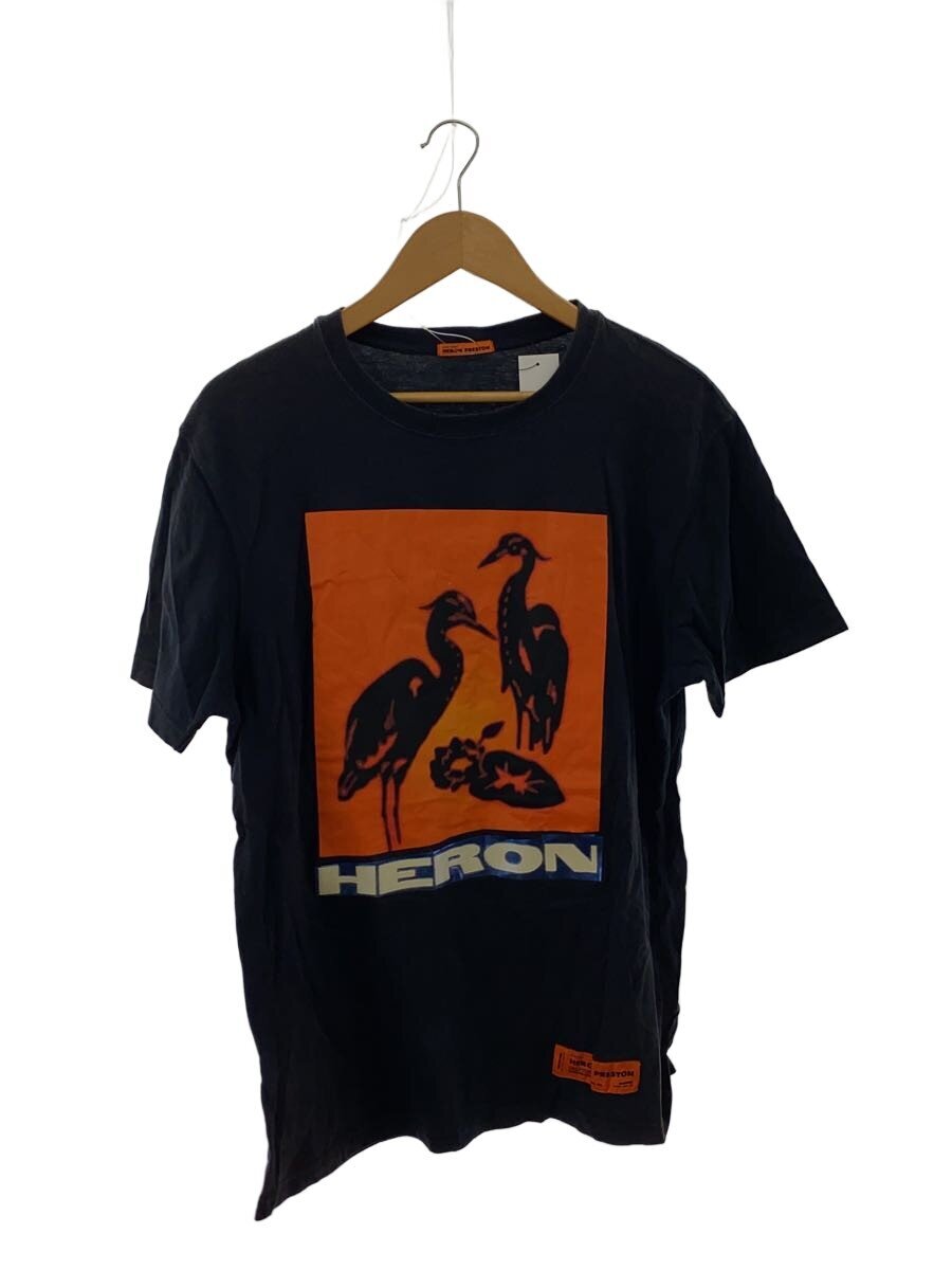【中古】HERON PRESTON◆プルオーバー/M/綿織物/BLK/HMAA004F19760003【メンズウェア】