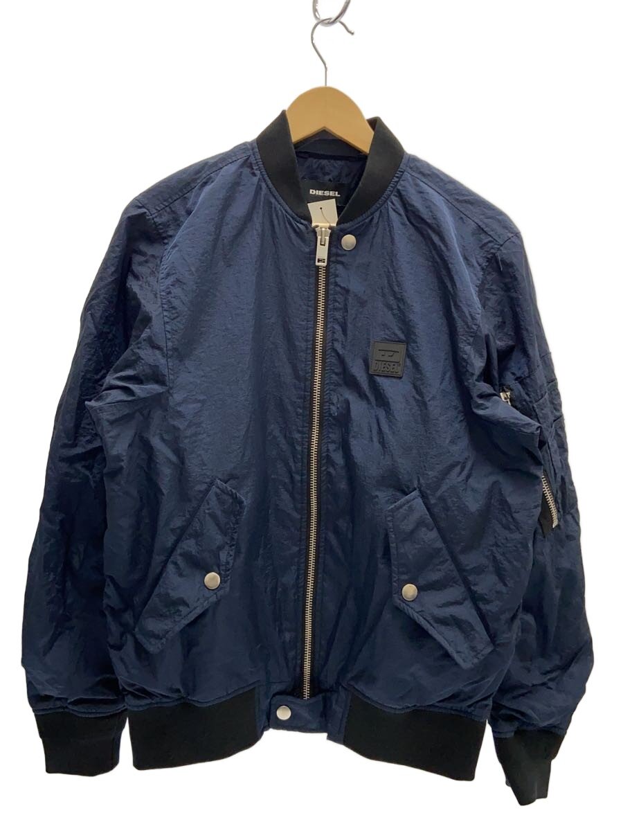 【中古】DIESEL◆フライトジャケット/シリコンロゴ/MA-1/S/ナイロン/NVY【メンズウェア】｜2ｎｄ STREET 店