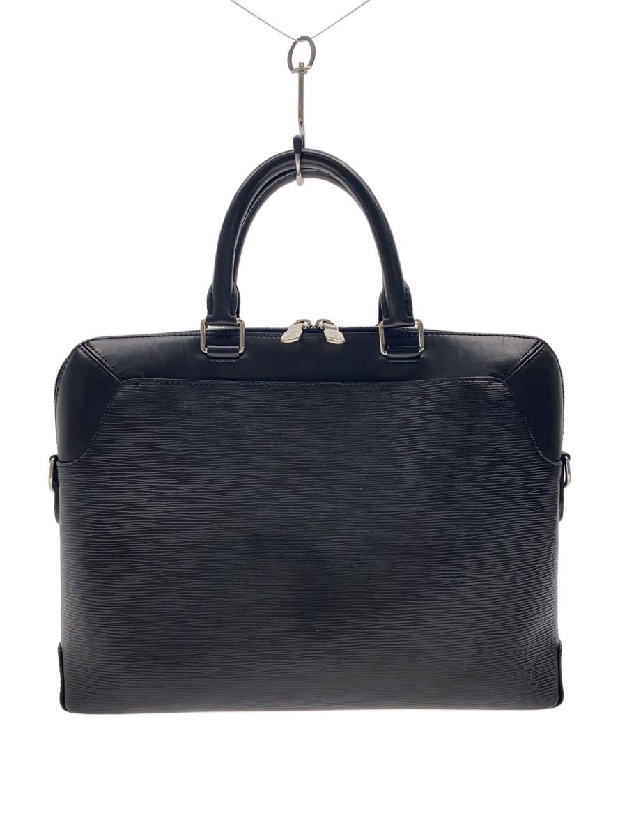 【中古】LOUIS VUITTON◆オリバー・ブリーフ容れもの_エピ/牛皮/BLK【御徒面子】