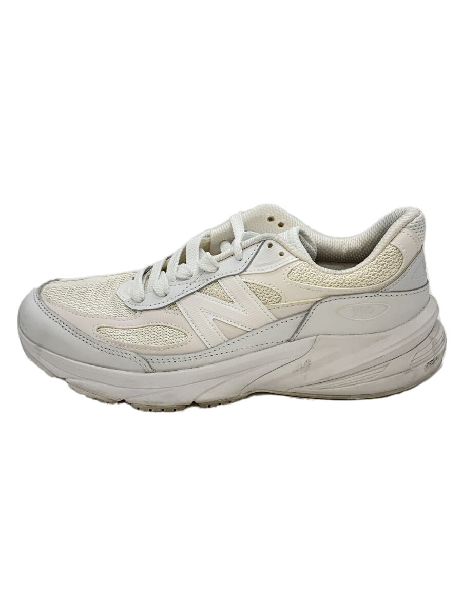【中古】NEW BALANCE◆990v6/ローカットスニーカー/27糎/WHT/U990CD6【シューズ】