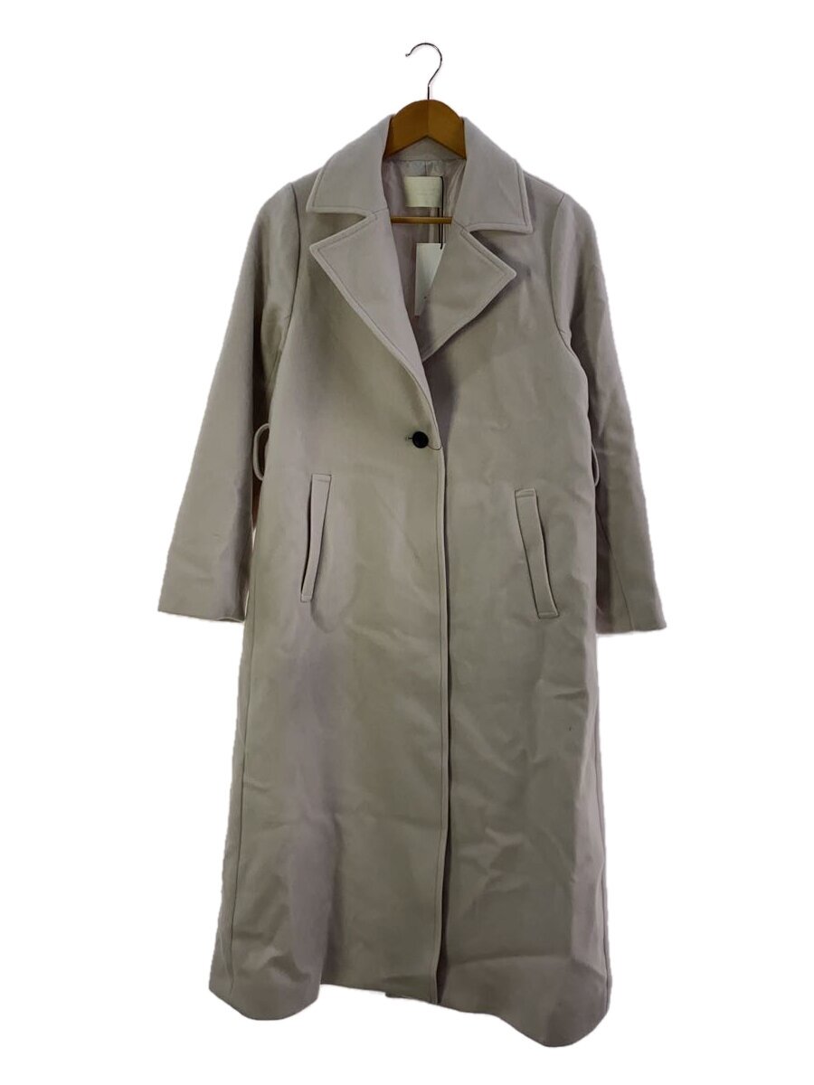 【中古】PUBLIC TOKYO◆チェスターコート/1/羊毛/BEG/163551001【レディース御召しもの】