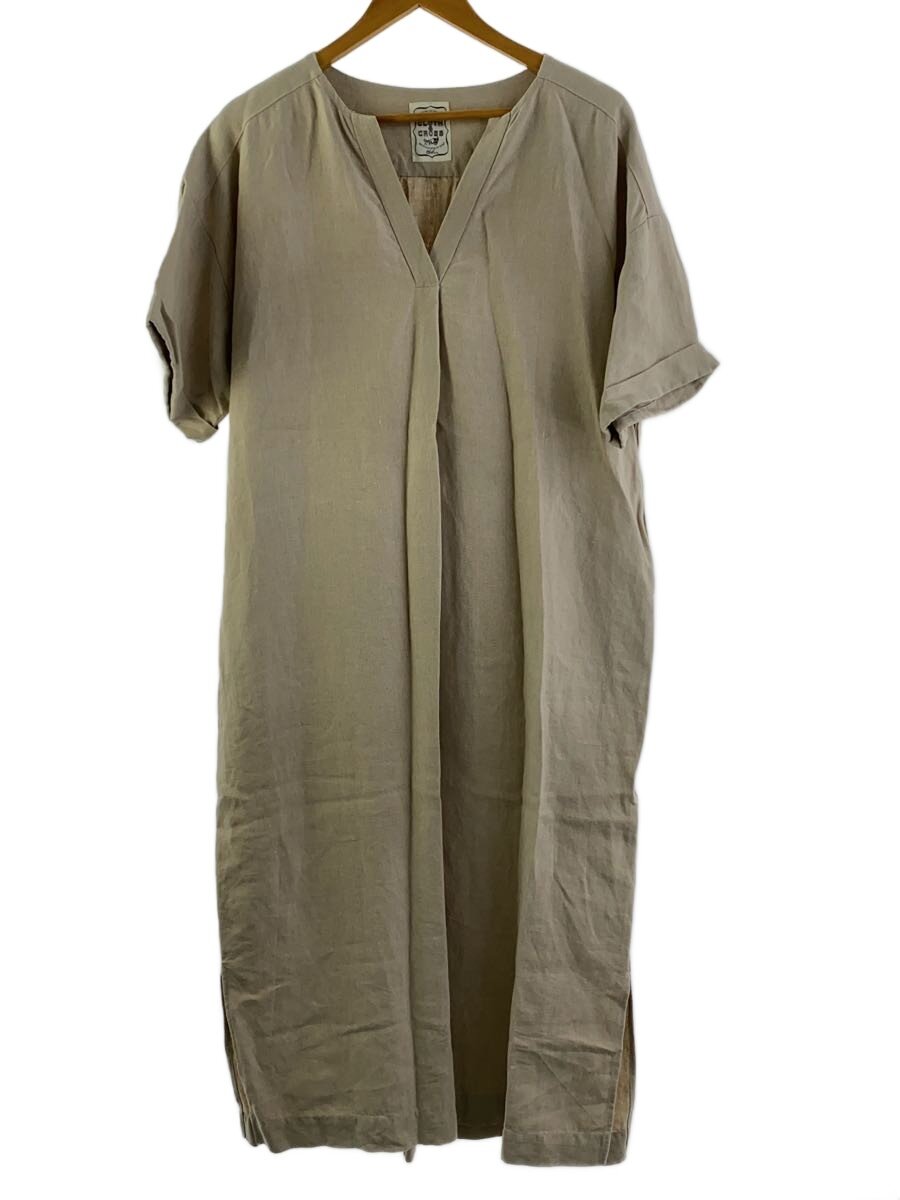 【中古】Cloth \u0026 Cross◆半袖衣装/FREE/リネン/CML【レディース御召しもの】