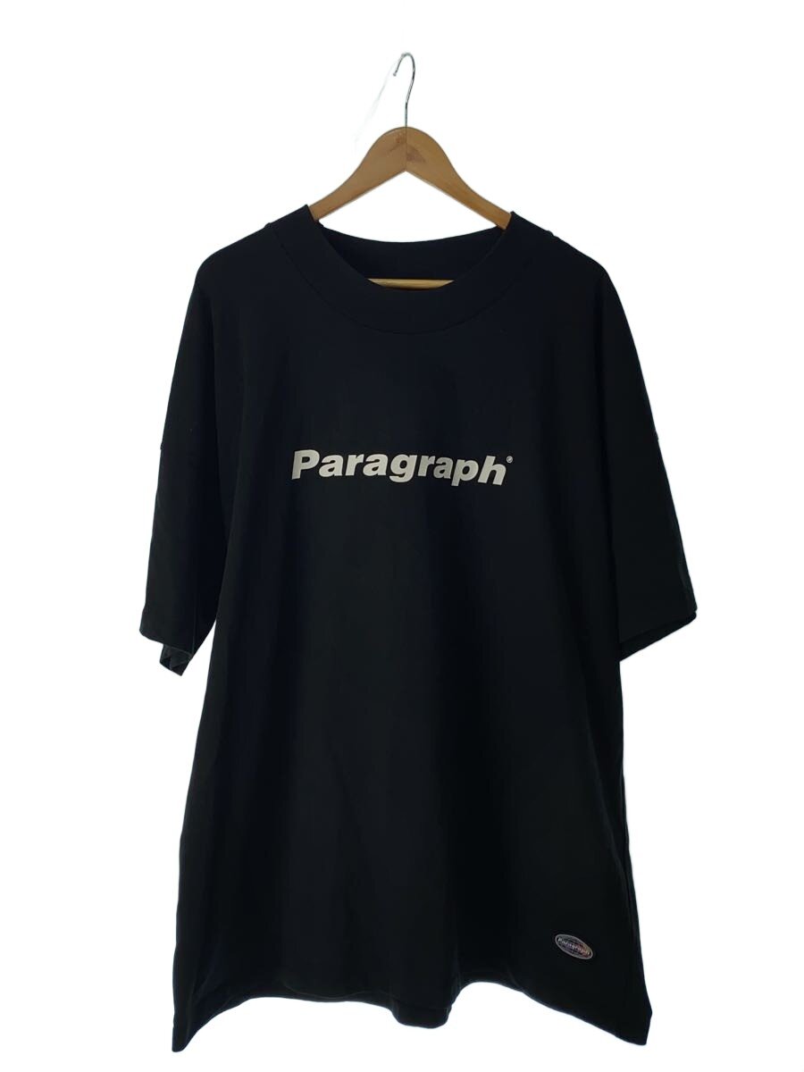 【中古】Paragraph◆半袖カットソー/--/綿織物/BLK【レディース御召しもの】