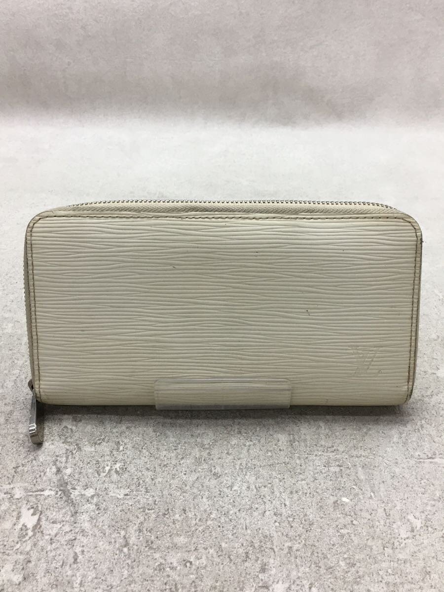 【中古】LOUIS VUITTON◆角スレ/汚れ有/ジッピー・ウォレット_エピ_CRM/レザー/CRM/レディース【服飾雑貨他】
