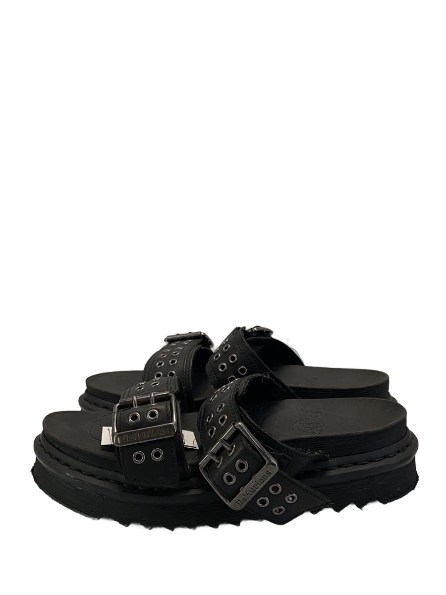 【中古】Dr.Martens◆MYLES/サンダル/UK8/BLK/なめし革【シューズ】