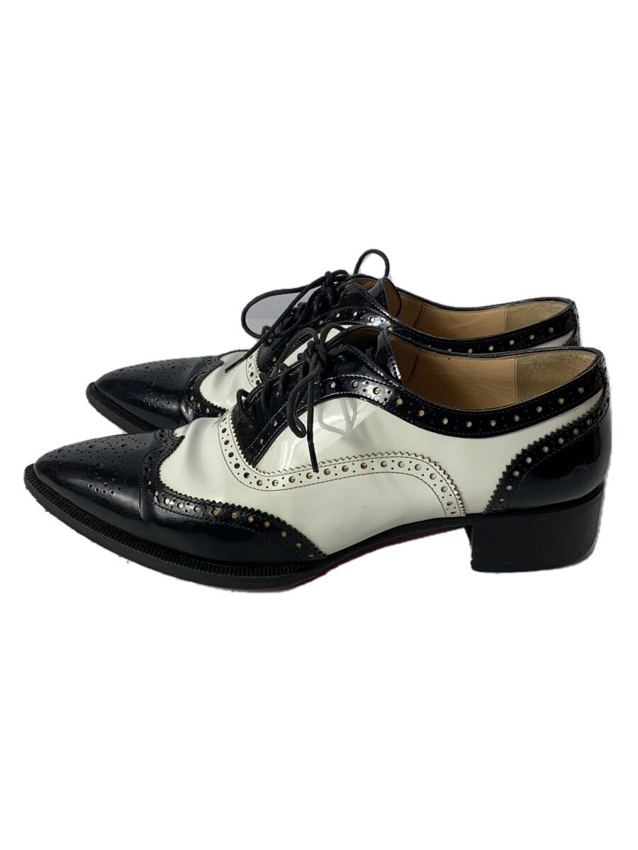【中古】Christian Louboutin◆御召しものシューズ/37/WHT/なめし革【シューズ】