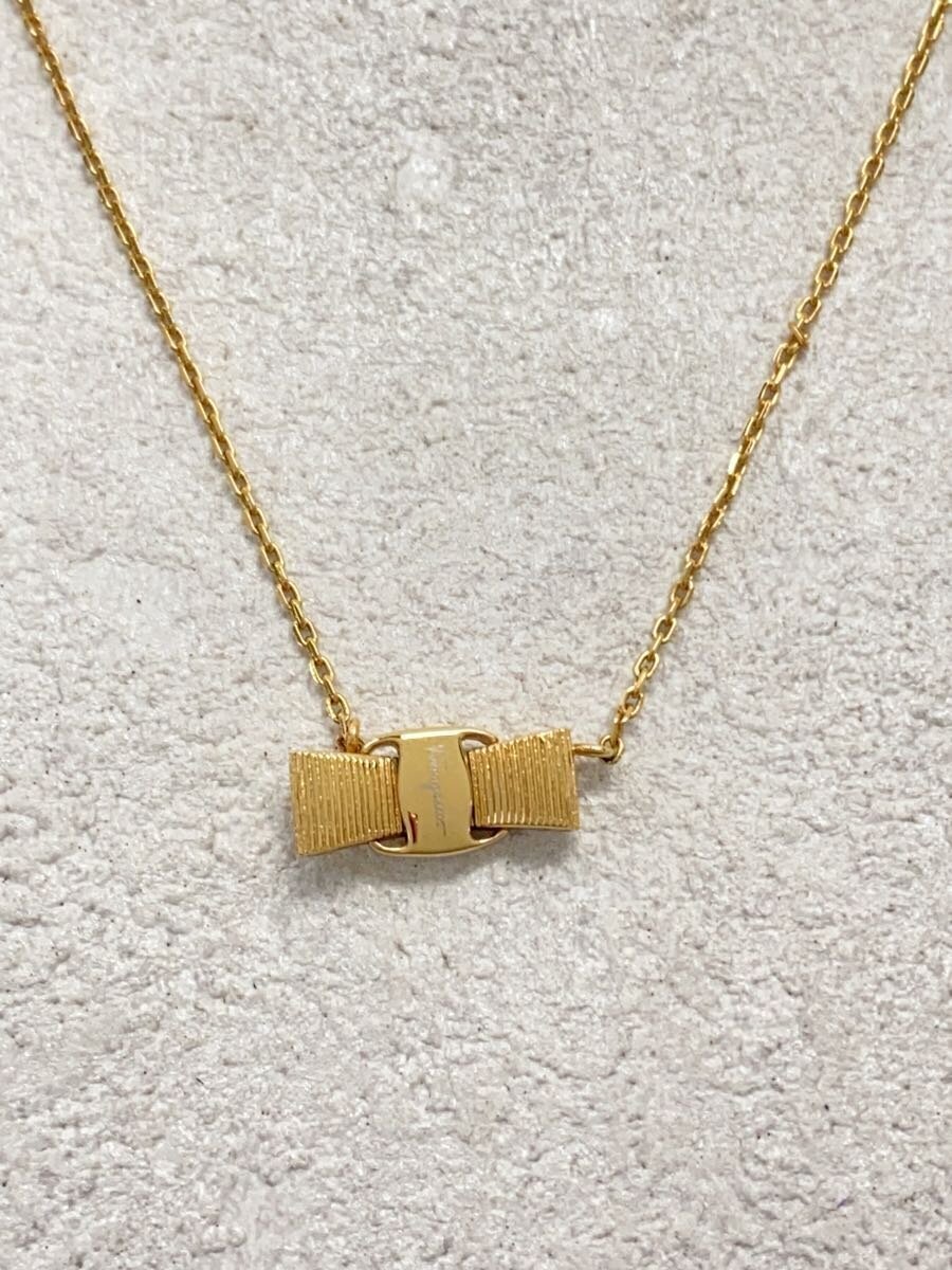 【中古】Salvatore Ferragamo◆ネックレス/--/GLD/トップ有/レディース【服飾雑貨他】|2nd STREET 店