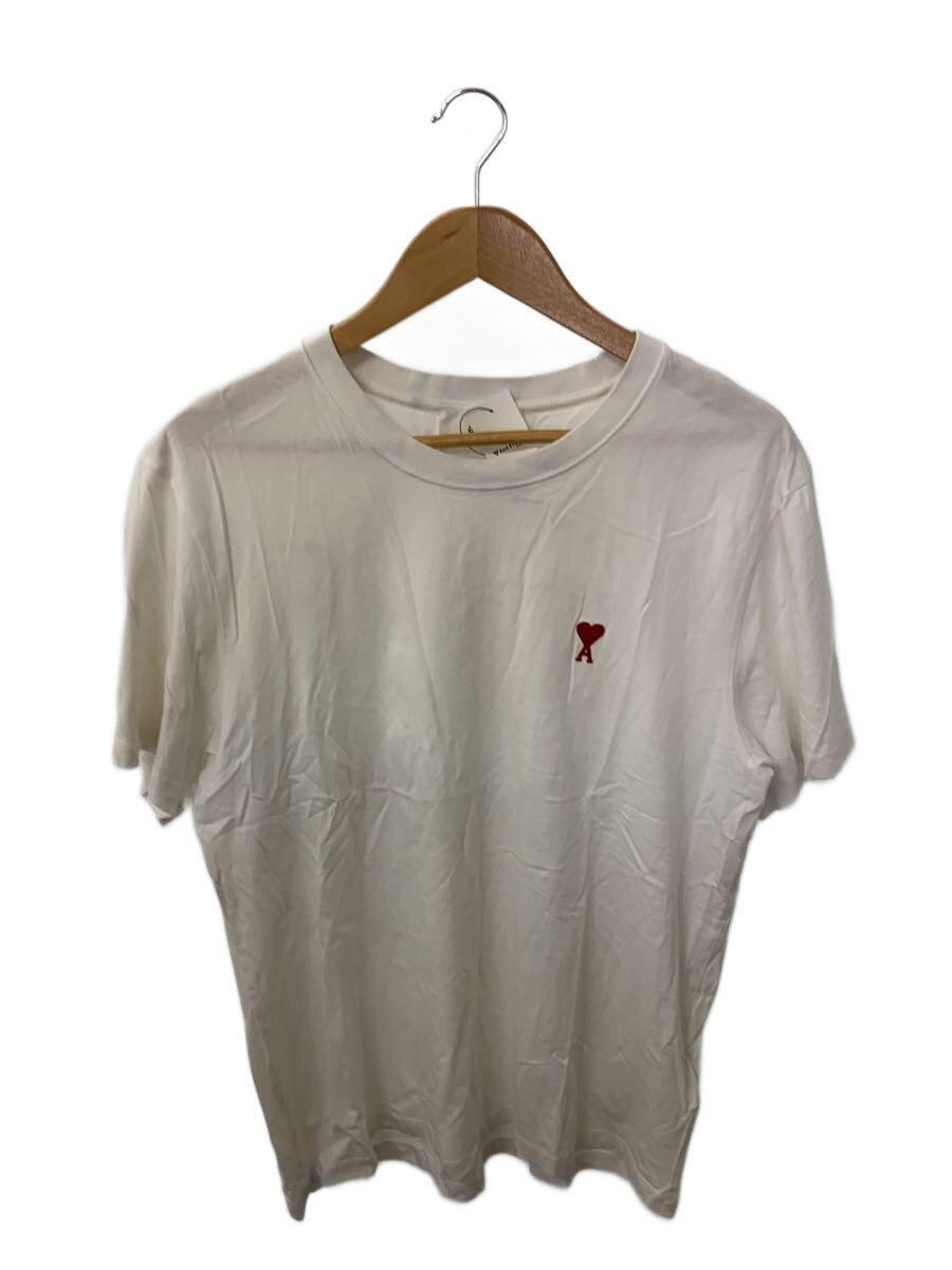【中古】AMI Alexandre Mattiussi◆プルオーバー/--/綿織物/WHT/無地/BFUTS001.724【レディースお召しもの】