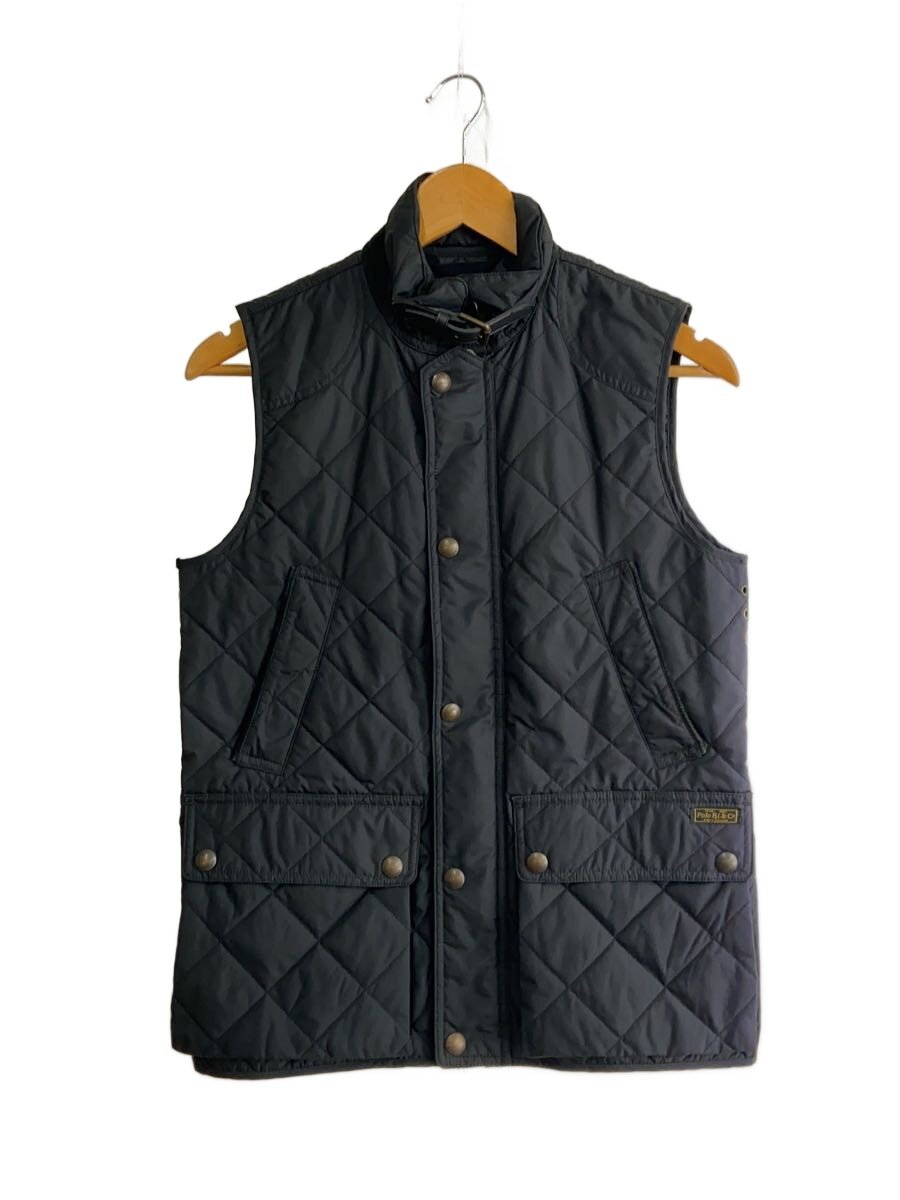 【中古】POLO RALPH LAUREN◆キルティングより良い/S/ナイロン/BLK/無地//【メンズウェア】