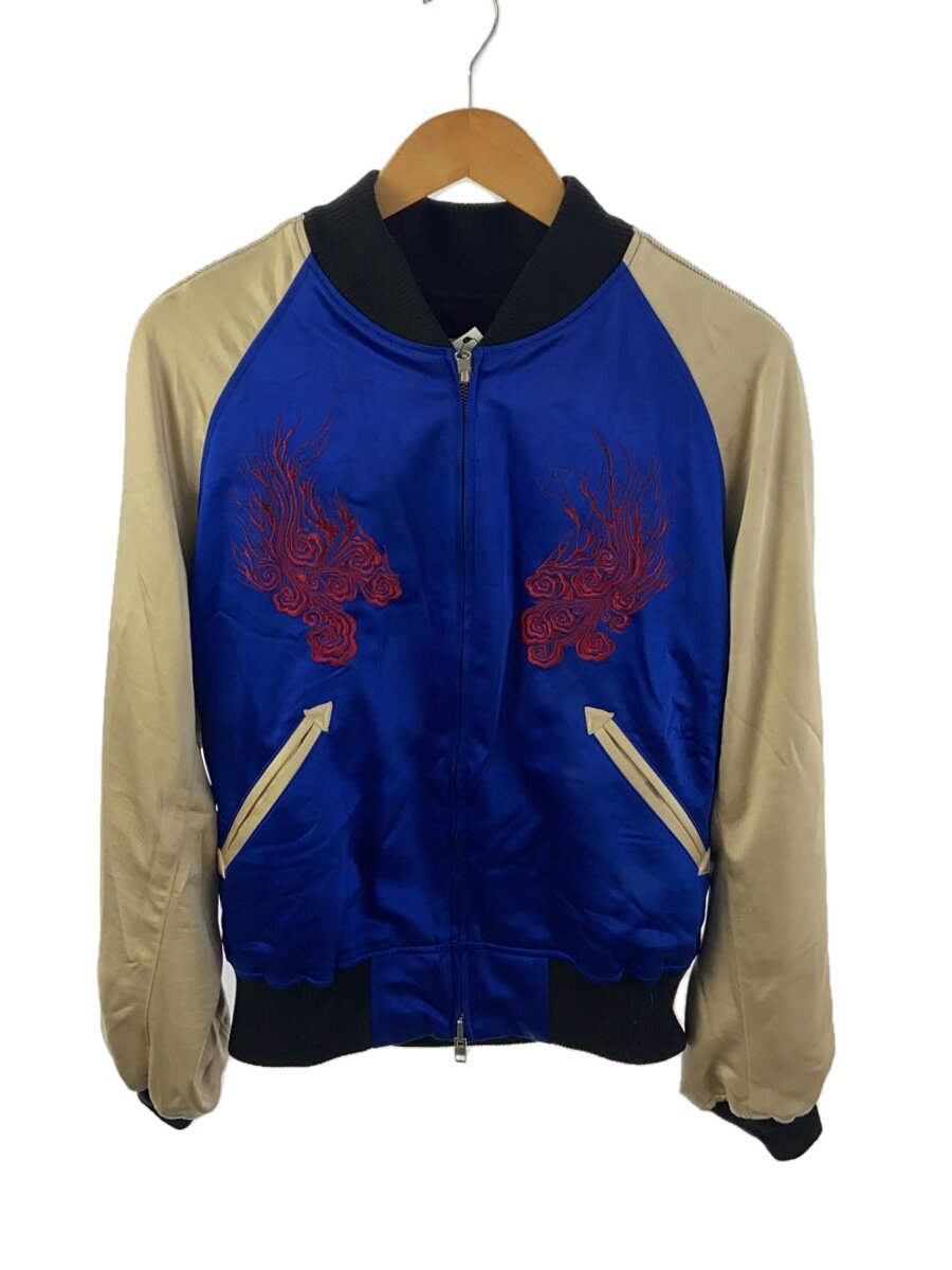 【中古】Y-3◆スカジャン/XS/ポリエステル/BLU/IW4988/×JFA/差し上げ物上衣【メンズウェア】