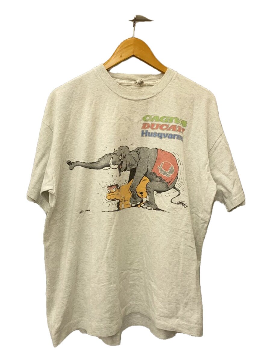 【中古】LUCANE/プルオーバー/XL/綿織物/GRY/無地/CAGIVA DUCATI HUSQVARNA///【メンズウェア】