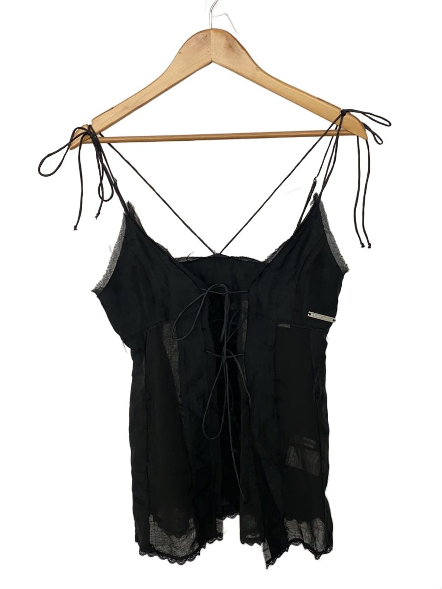 【中古】PRANK PROJECT◆Satin Cami Tunic/トップス/FREE/BLK/無地/31241316105【レディース御召しもの】