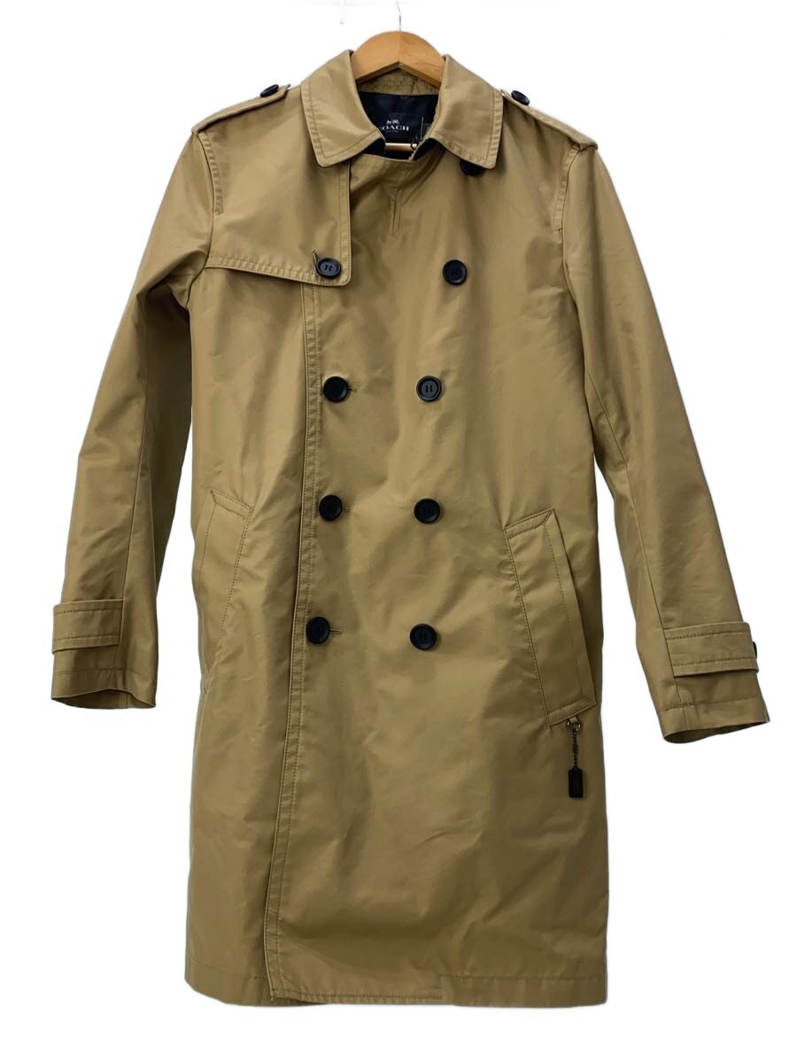 【中古】COACH◆トレンチコート/S/コットン/BEG/無地/F33778【メンズウェア】|2nd STREET 店