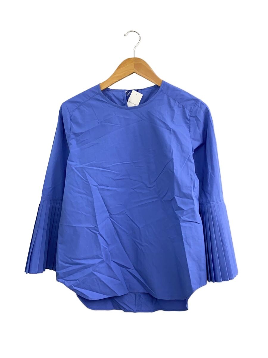 【中古】Mfil/長袖トップ/38/ポリエステル/BLU/無地/200-15531//【レディースお召しもの】