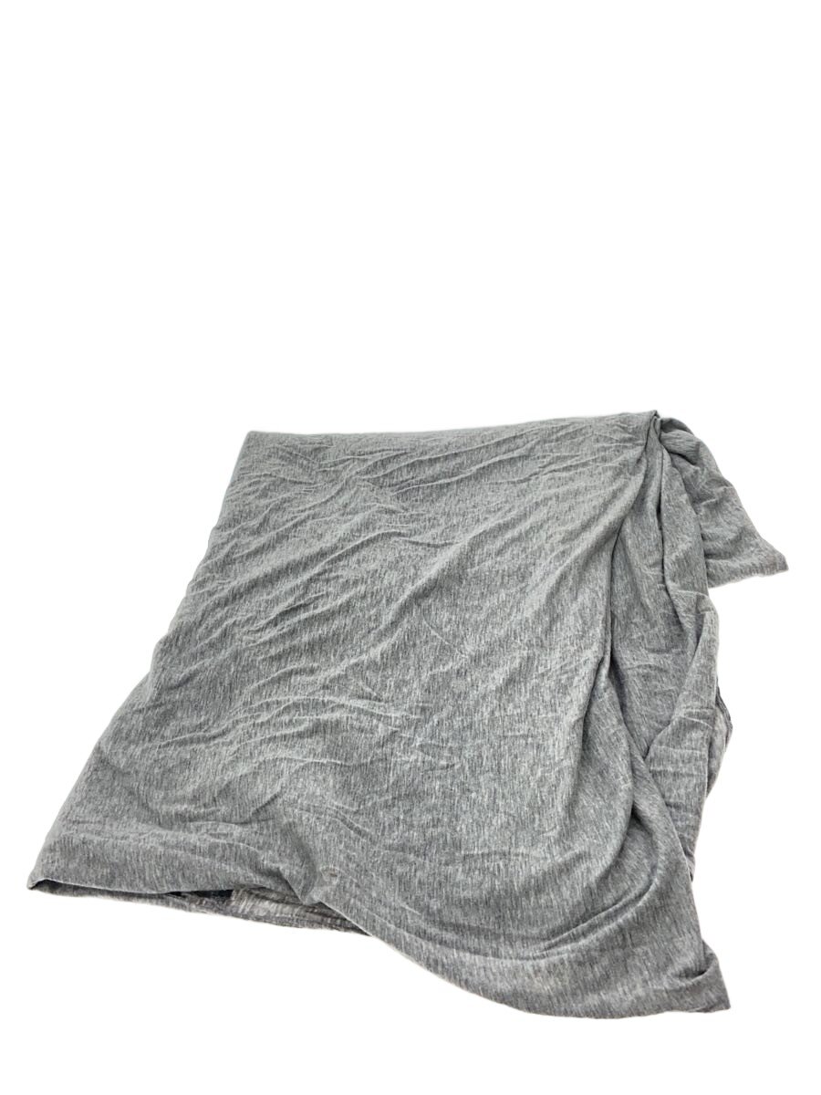 【中古】COMME des GARCONS◆カットソー地大判袈裟/綿織物/GRY/レディース//【服飾雑貨他】