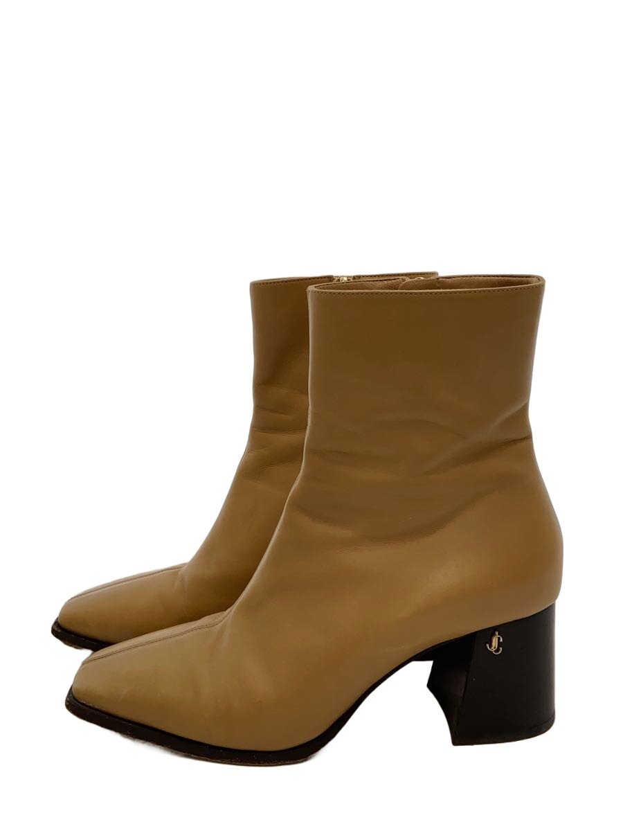 【中古】JIMMY CHOO◆ショートブーツ/36.5/BEG【シューズ】|2nd STREET 店