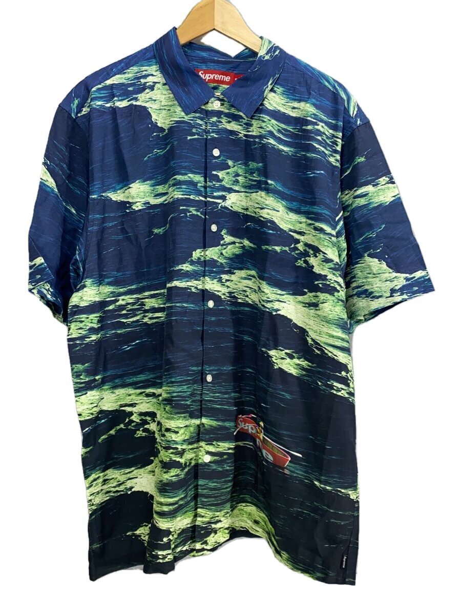 【中古】Supreme◆半袖シャツ/XL/--/NVY/総柄//【メンズウェア】|2nd STREET 店