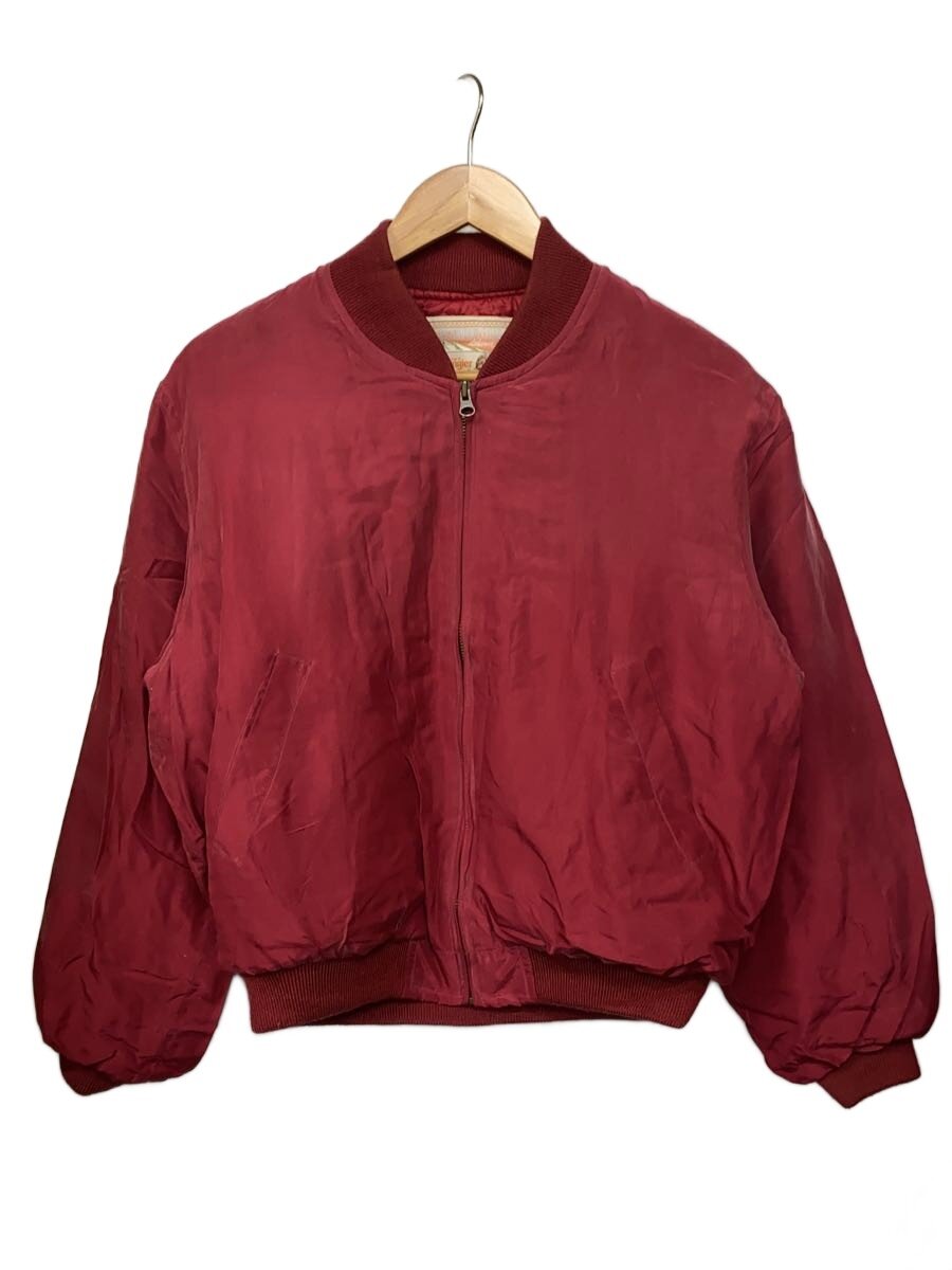 【中古】WRANGLER◆90s/上衣/FREE/地絹/RED/無地/F4180-69//【レディース御召しもの】