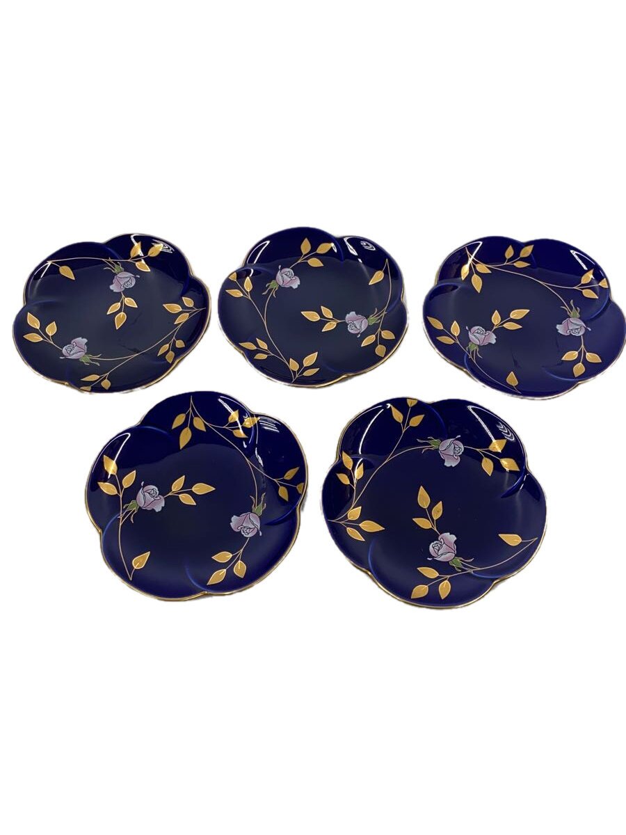 【中古】香蘭社◆皿/5点セット/NVY/有田焼【キッチン用品】