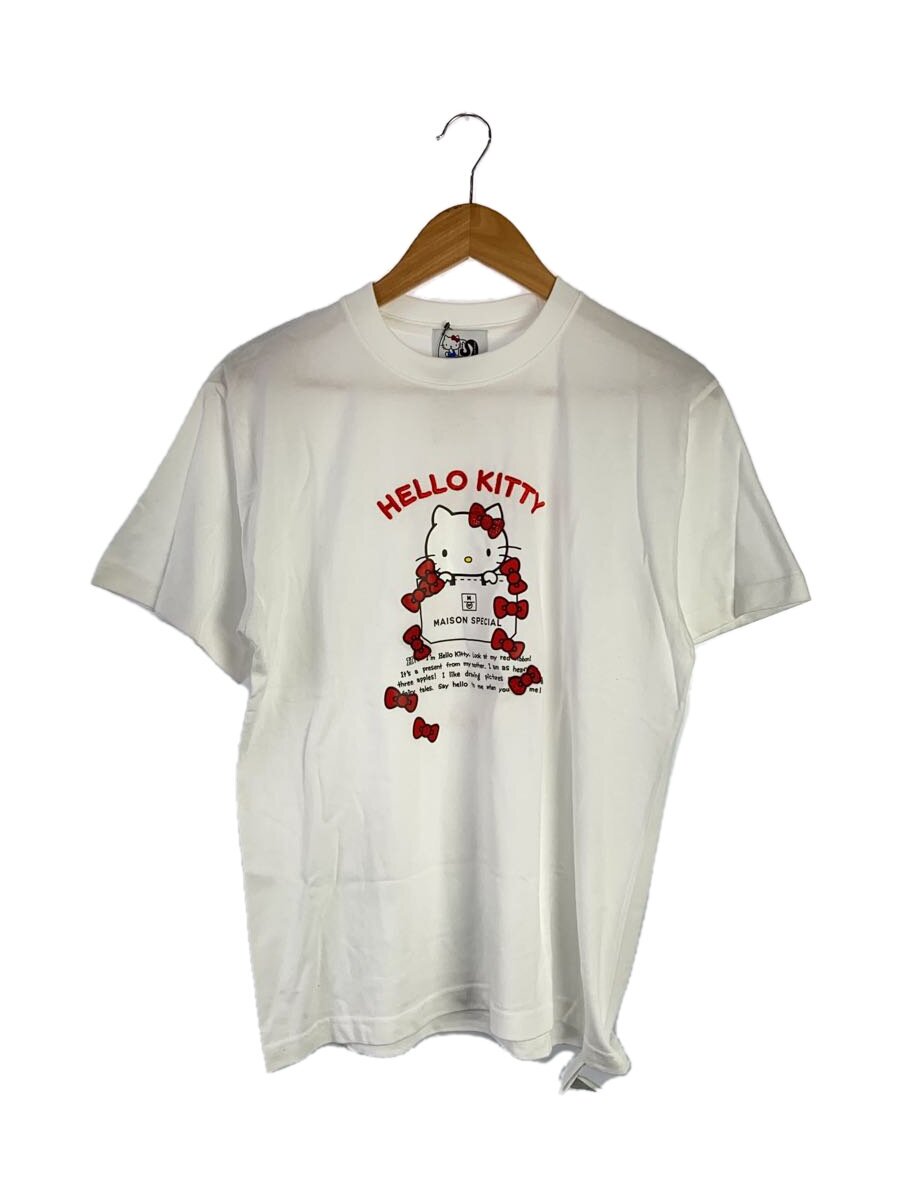 【中古】MAISON SPECIAL◆25SS/ティーシャツ/FREE/綿織物/WHT/21251415325【レディース御召しもの】
