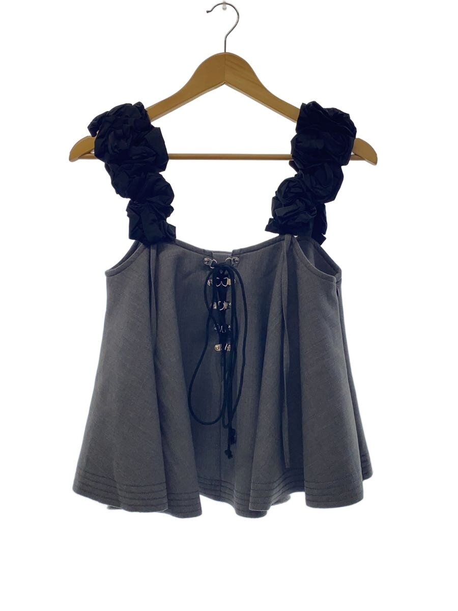 【中古】MAISON SPECIAL◆Flower Strap 2way Tops/FREE/ポリエステル/GRY/21251315206【レディースお召しもの】
