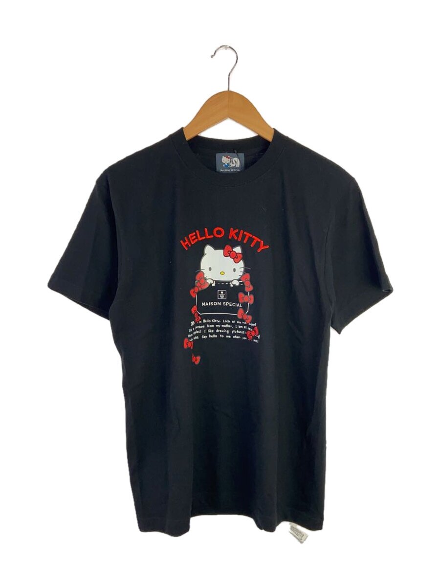 【中古】MAISON SPECIAL◆25SS/ティーシャツ/FREE/綿織物/BLK/21251415325【レディース御召しもの】