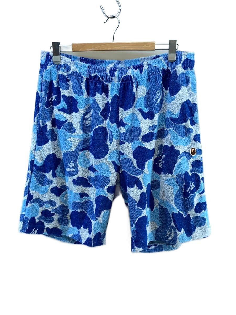 【中古】A BATHING APE◆ショートパンツ/2L/コットン/BLU/総柄//【メンズウェア】｜2ｎｄ STREET 店