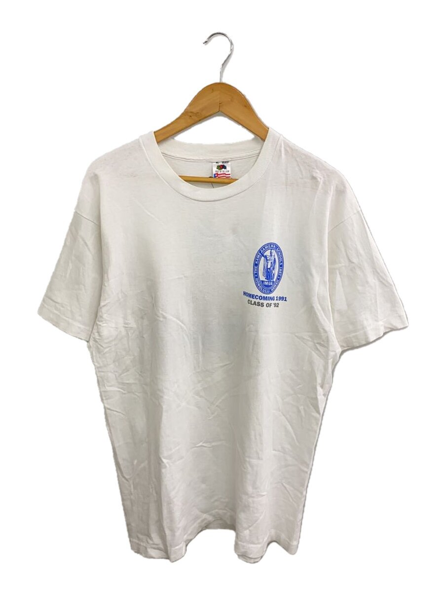 【中古】FRUIT OF THE LOOM◆プルオーバー/XL/綿織物/WHT【メンズウェア】