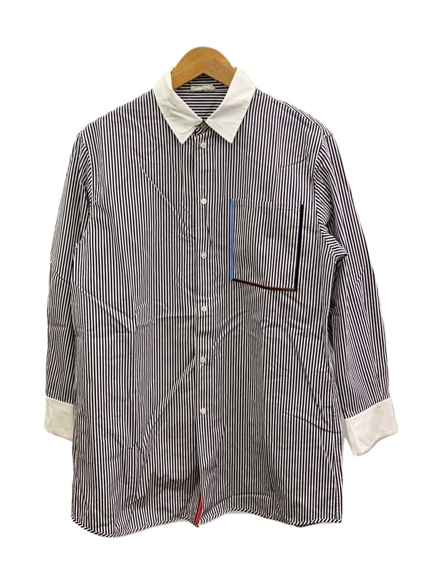 【中古】TOMORROWLAND◆長袖シャツ/34/コットン/NVY/ストライプ/48-01-44-01004//【レディースウェア】｜2ｎｄ STREET 店