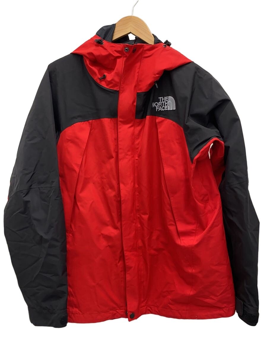 【中古】THE NORTH FACE◆MOUNTAIN JACKET_山岳上衣/XL/ナイロン/RED【メンズウェア】
