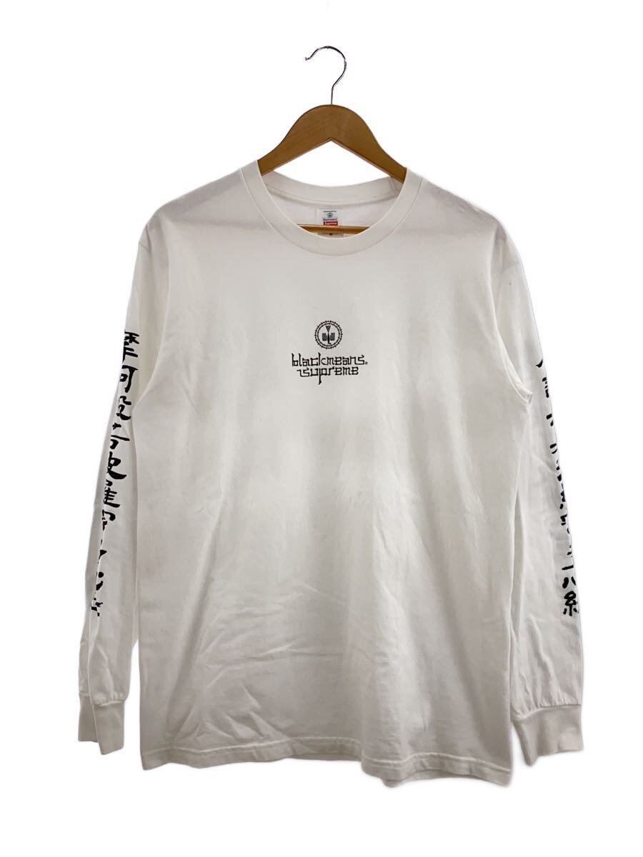 【中古】Supreme◆23AW/blackmeans L/S Tee/M/コットン/WHT/? NULL ?【メンズウェア】｜2ｎｄ STREET 店