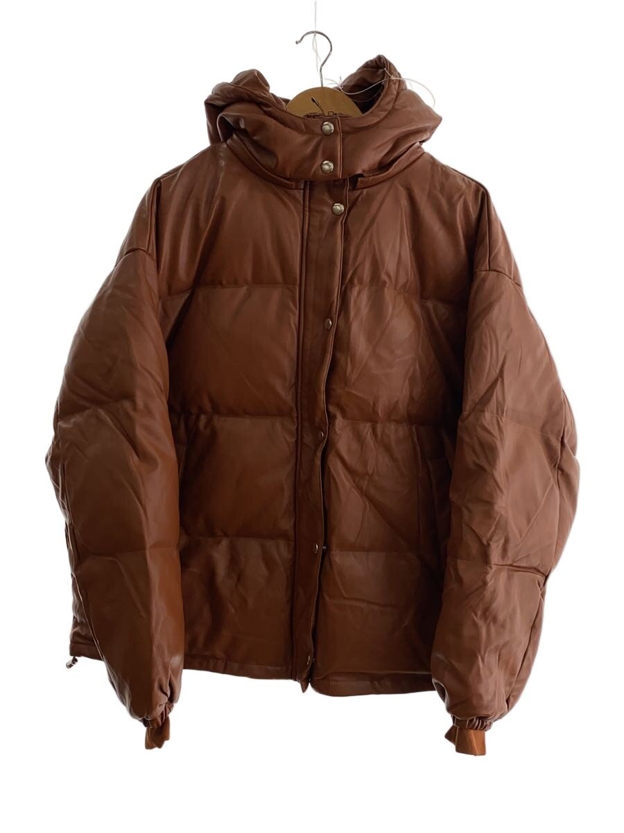 【中古】jouetie◆落ち込む上衣/M/フェイクレザー/BRW/無地【レディース御召しもの】