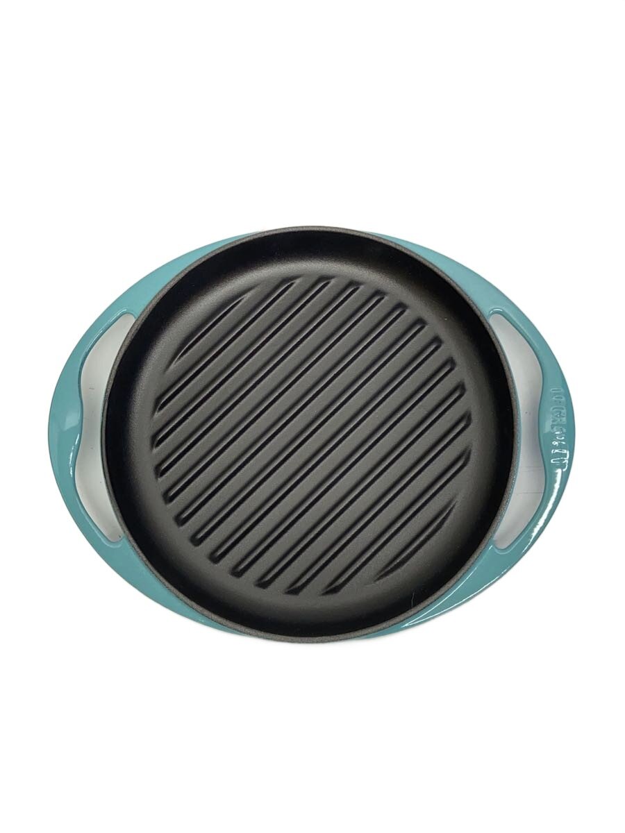 【中古】LE CREUSET◆鍋/大きさ:25珊/BLU/鋳込みホーロー鍋//【勝手もと装置】