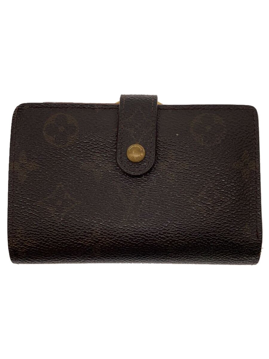 【中古】LOUIS VUITTON◆ポルト・モネ・ビエ・ヴィエノワ_モノグラム・キャンバス_BRW/PVC/BRW/レディース【服飾雑貨他】