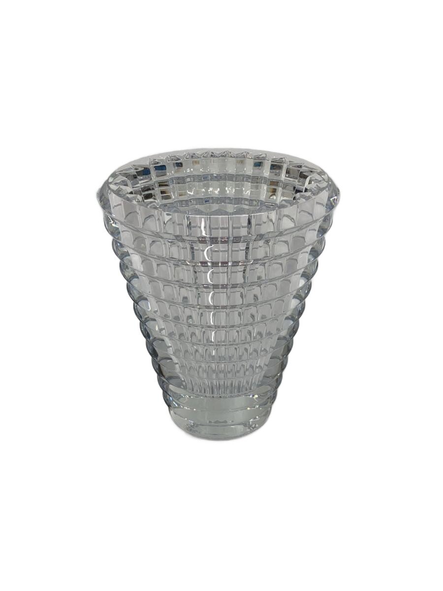 【中古】Baccarat◆壷・花瓶/RED/アイベース/Sサイズ【インテリア小物・日用雑貨】