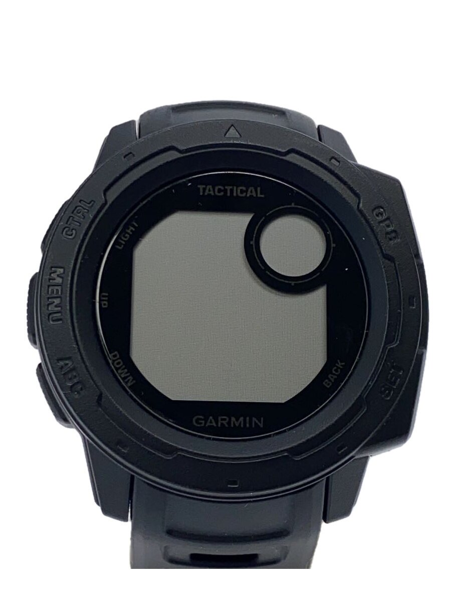 【中古】GARMIN◆instinct ESPORTS/GPSご覧なさる/デジタル/天然ゴム/黒いこと/MIL-STD-810G【服飾雑貨他】
