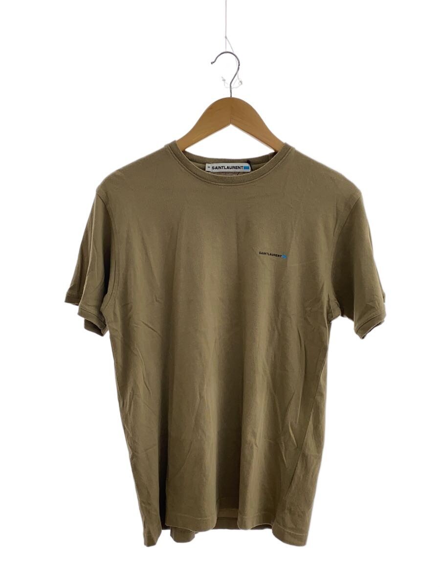 【中古】SAINT LAURENT◆プルオーバー/M/綿織物/BEG/YD32-201【メンズウェア】