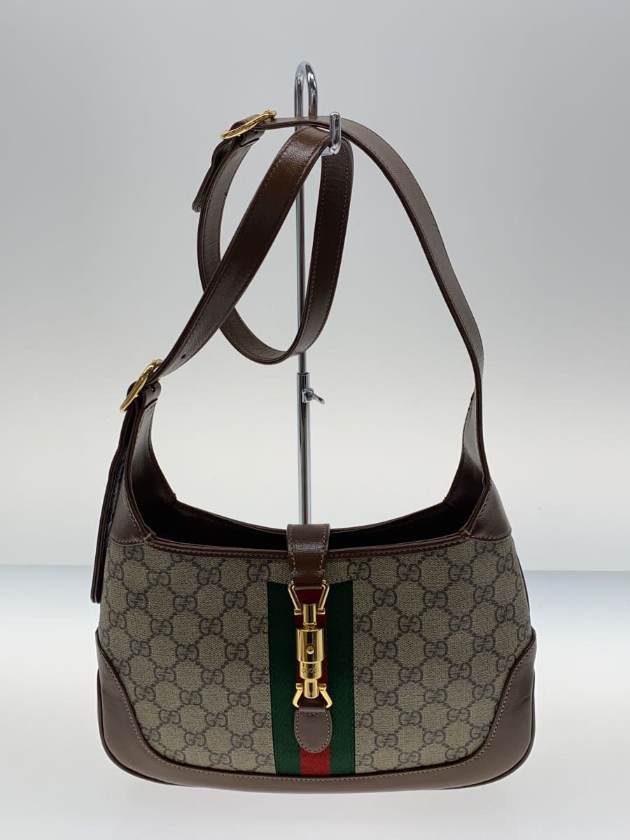 【中古】GUCCI◆スモールショルダーバッグ_ジャッキー1961/キャンバス/ベージュ/総柄/636706/グッチ//【バッグ】｜2ｎｄ STREET 店