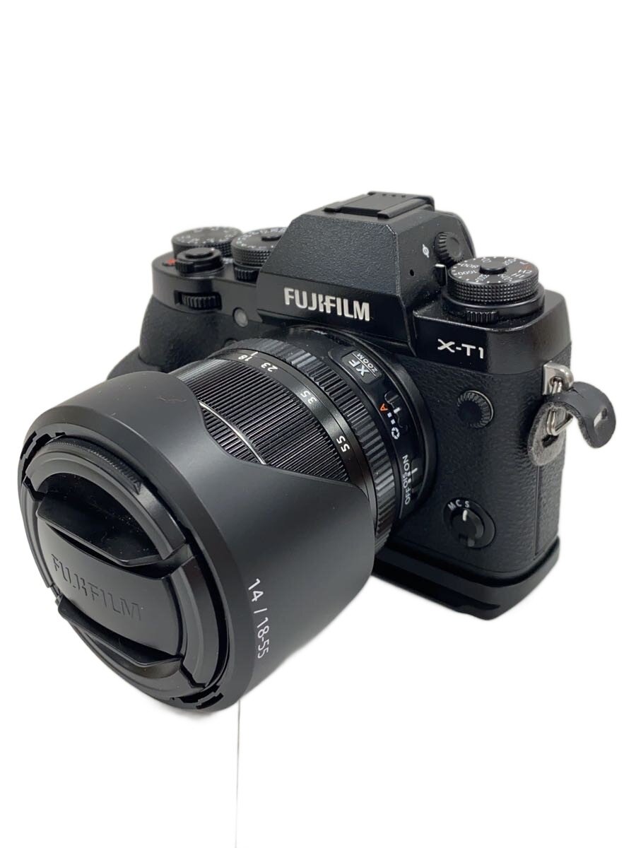 【中古】FUJIFILM◆デジタル一眼写真機 FUJIFILM X-T1 F X-T1B/1855KIT 水晶体一揃いの道具//【写真機】