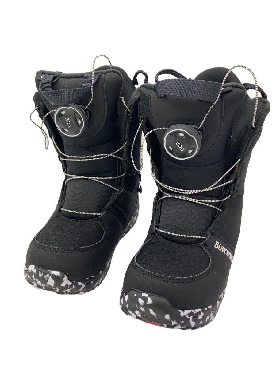 【中古】BURTON◆スノーボードブーツ/19.5/BOA/BLK/GROM BOA【運動競技】